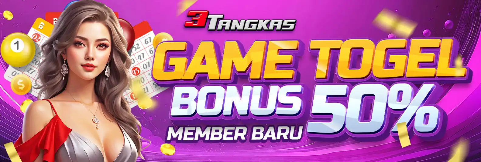 BONUS MEMBER BARU  50% TOGEL
